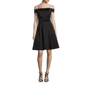 Badgley Mischka Off the Shoulder Cocktail Dress 12